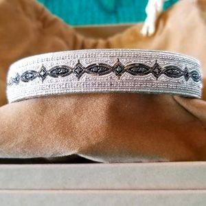 Art Deco Style Sterling Silver Diamond Bracelet